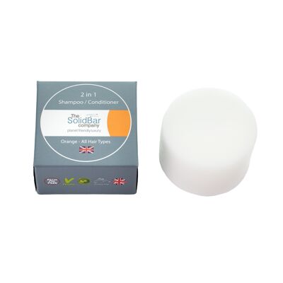 Shampoo Bar 2 in 1 all'arancia (piccolo)