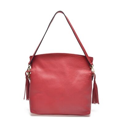 AW21 IR 1733_ROSSO_Top Handle Bag