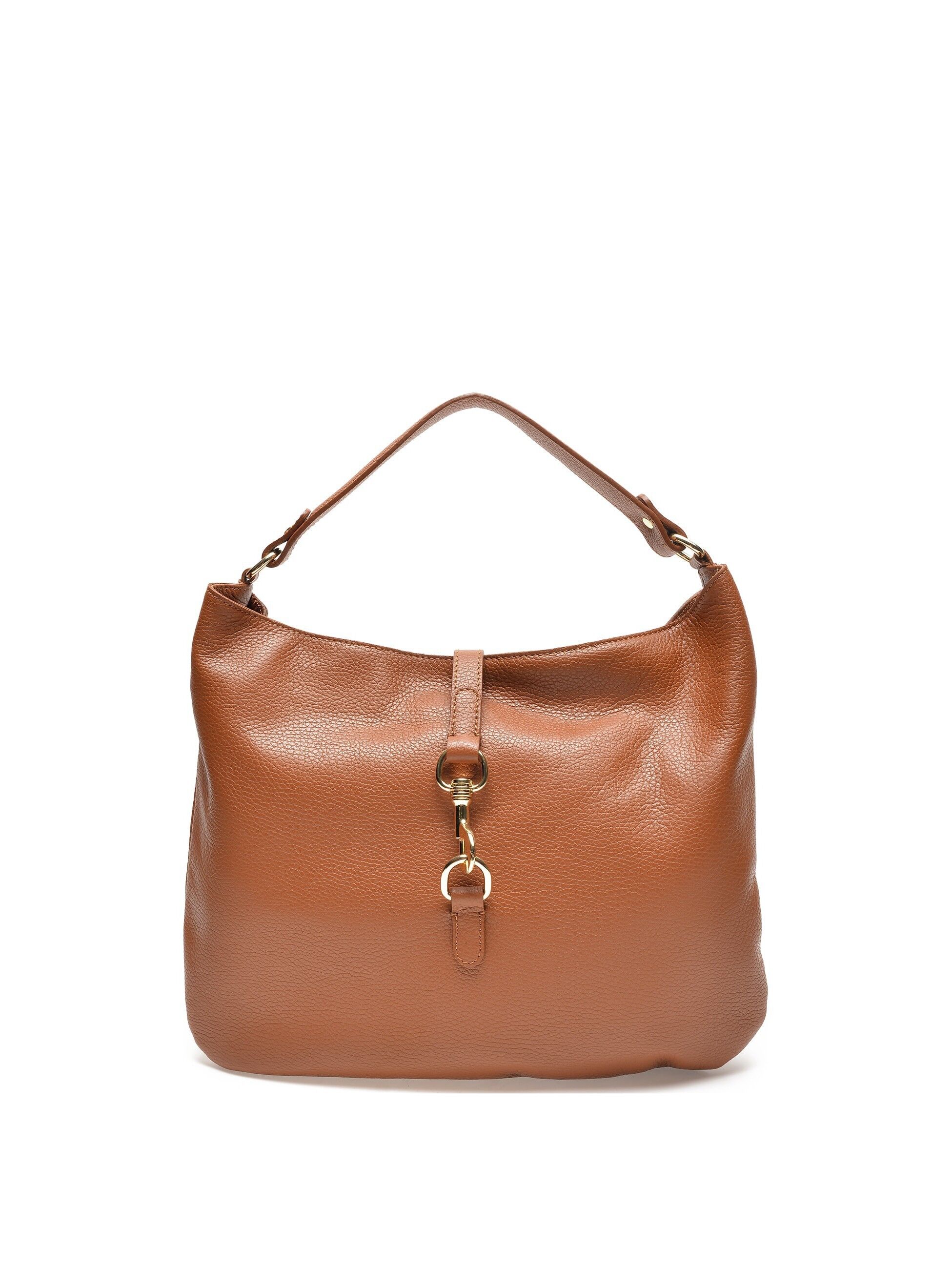 AW21 IR 1735_COGNAC_Borsa con manico superiore