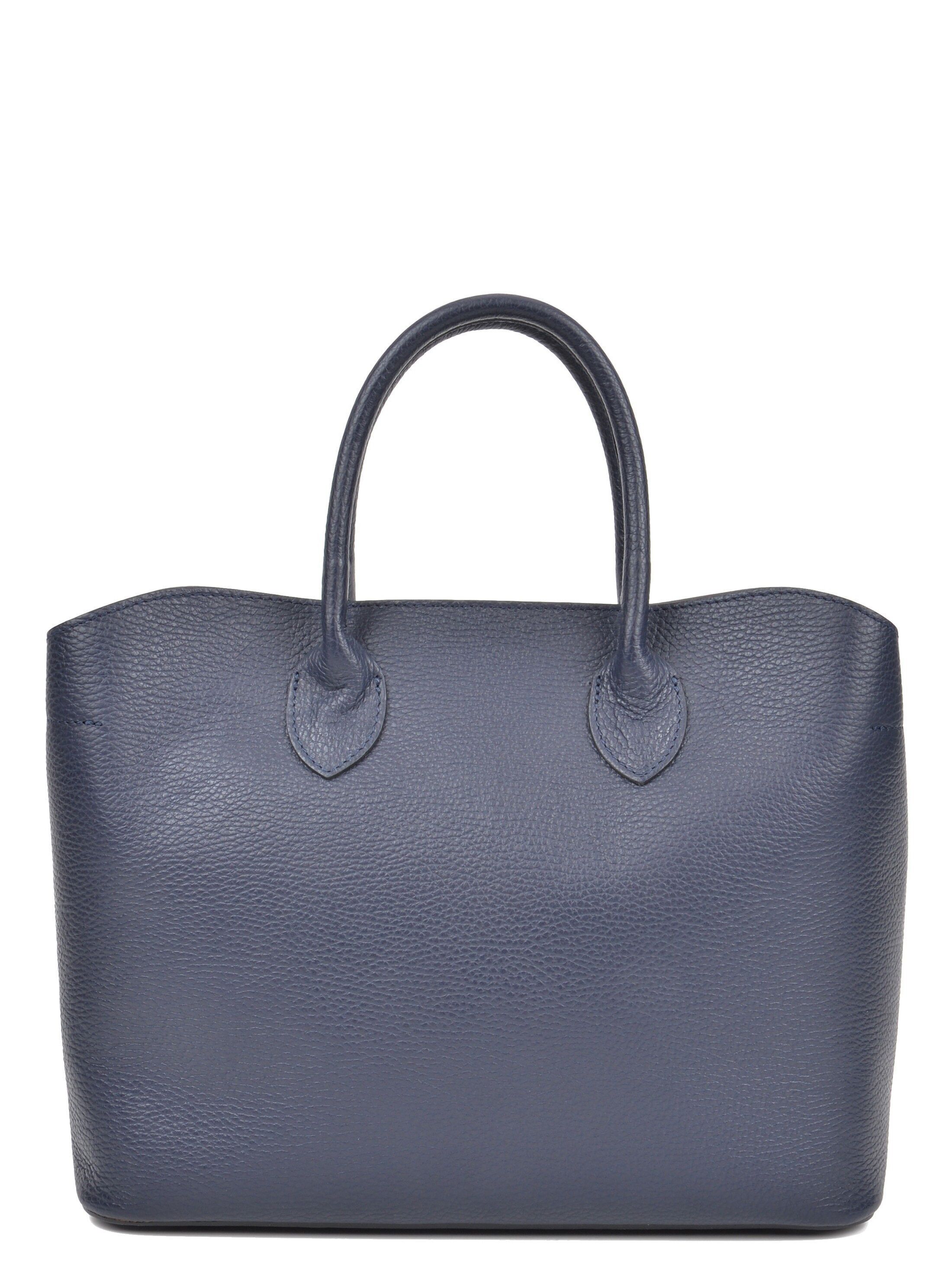 AW21 IR 1382_BLU SCURO_Borsa con manico superiore