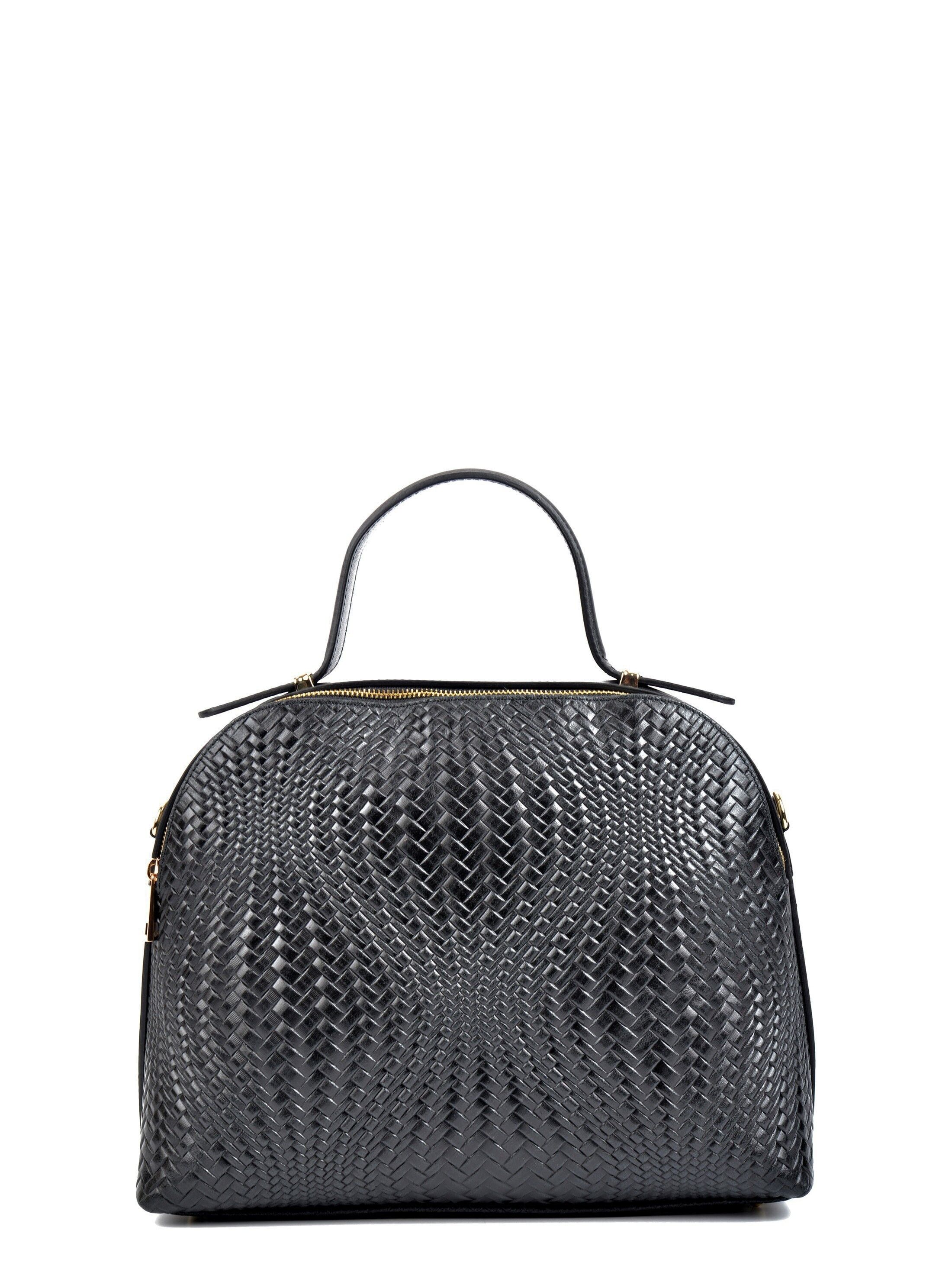 AW21 IR 8081_NERO_Borsa con manico superiore