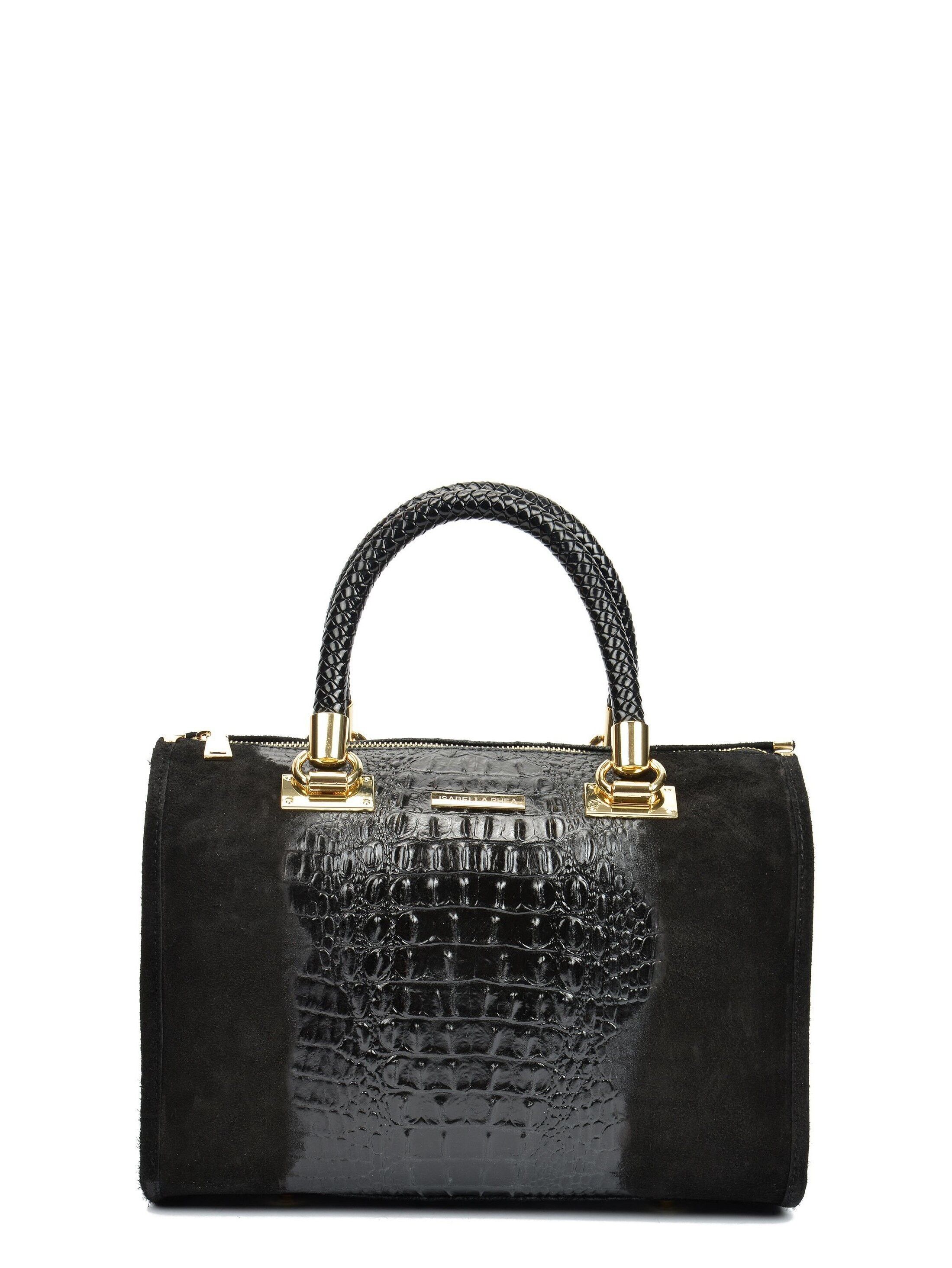 AW21 IR 822_NERO_Borsa con manico superiore