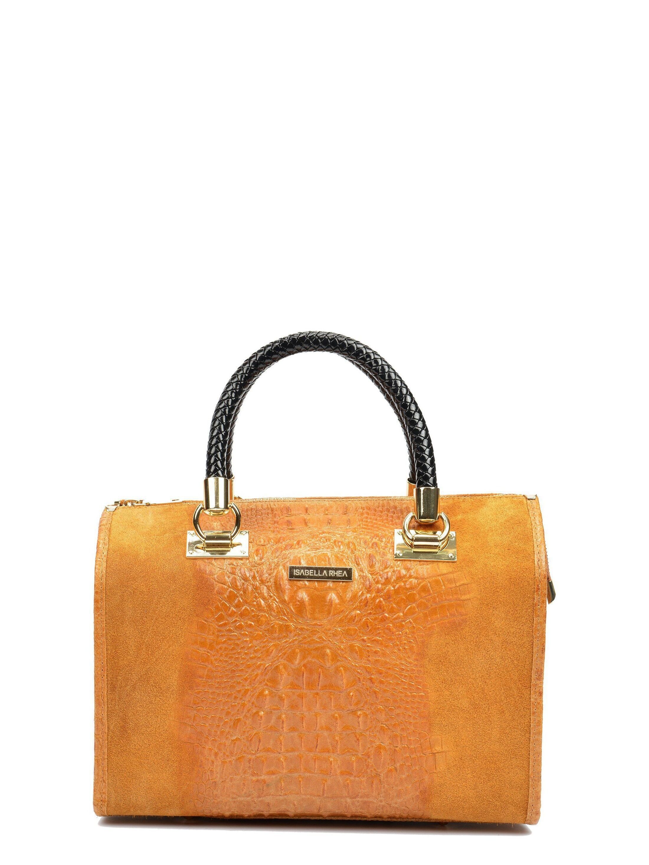 AW21 IR 822_COGNAC_Borsa con manico superiore
