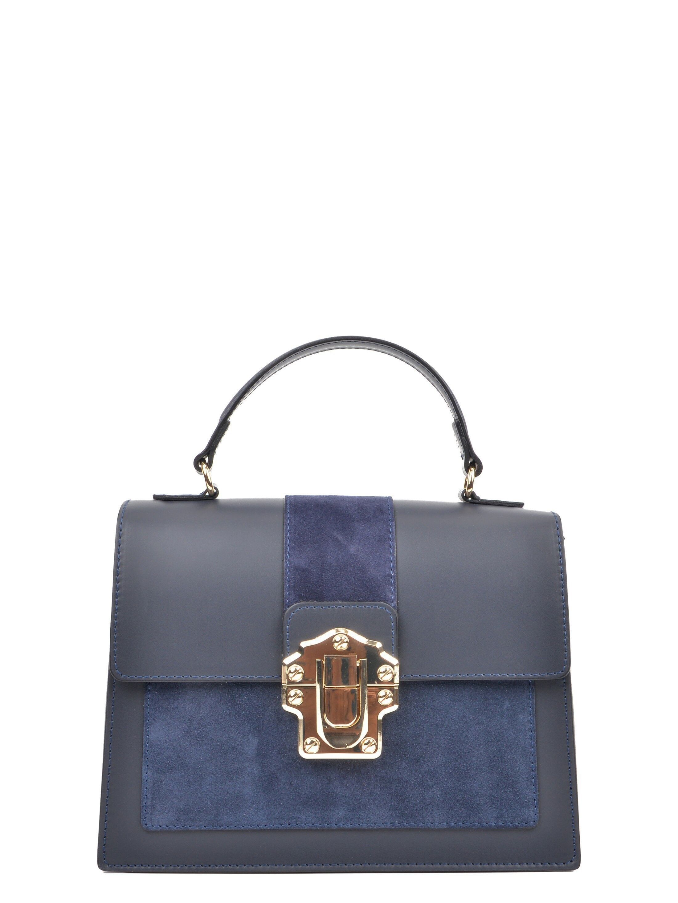 AW21 IR 3087_BLU SCURO_Borsa con manico superiore