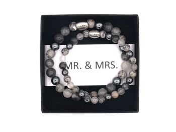 M. & MME. Ensemble de bracelets Gris 2