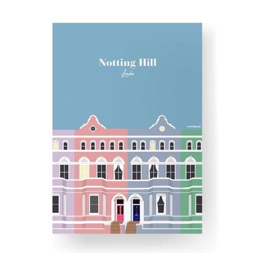 Notting Hill - avec titre - 21x29,7cm