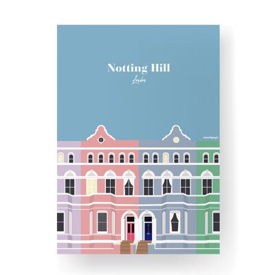 Notting Hill - mit Titel - 21x29,7cm