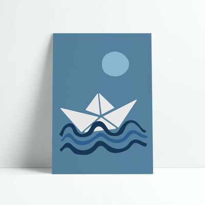 Poster 30x40 cm The boat