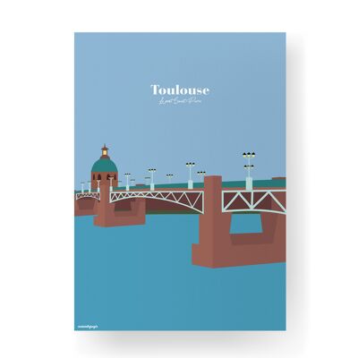 Toulouse - mit Titel - 30x40cm