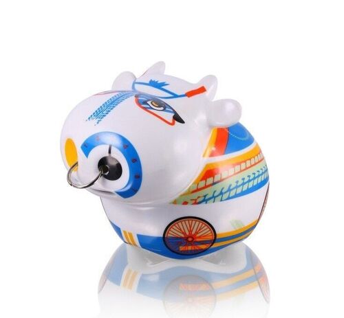 Big Money Bank, piggy bank, porcelain, Cow Cyclist