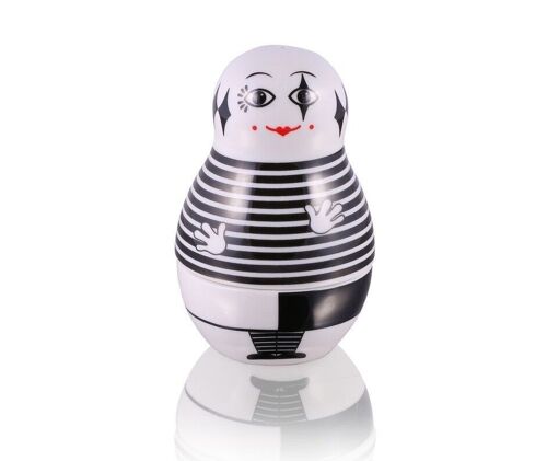 Mime Boo–2pc, Matrioshka, Salt & Pepper Set, porcelain