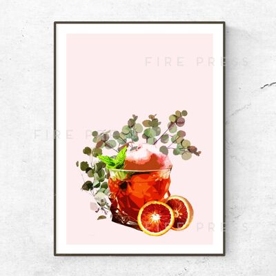 Affiche Negroni__A1 (23,4"x33,1") / Orange