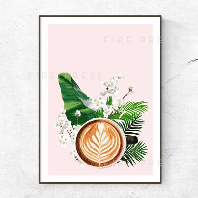 Affiche Latte__A1 (23,4"x33,1") / Orange