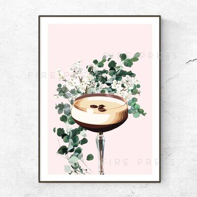 Espresso Martini Cocktail Poster (Kopie)__A1 (23,4 "x 33,1") / Mint