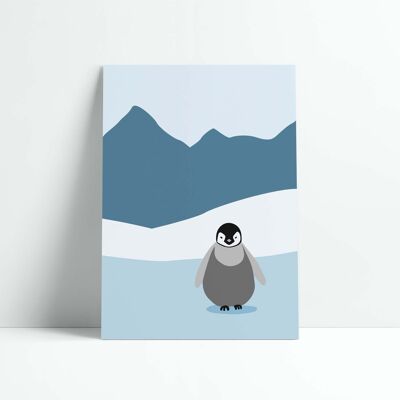 Poster 30x40 cm Der Pinguin
