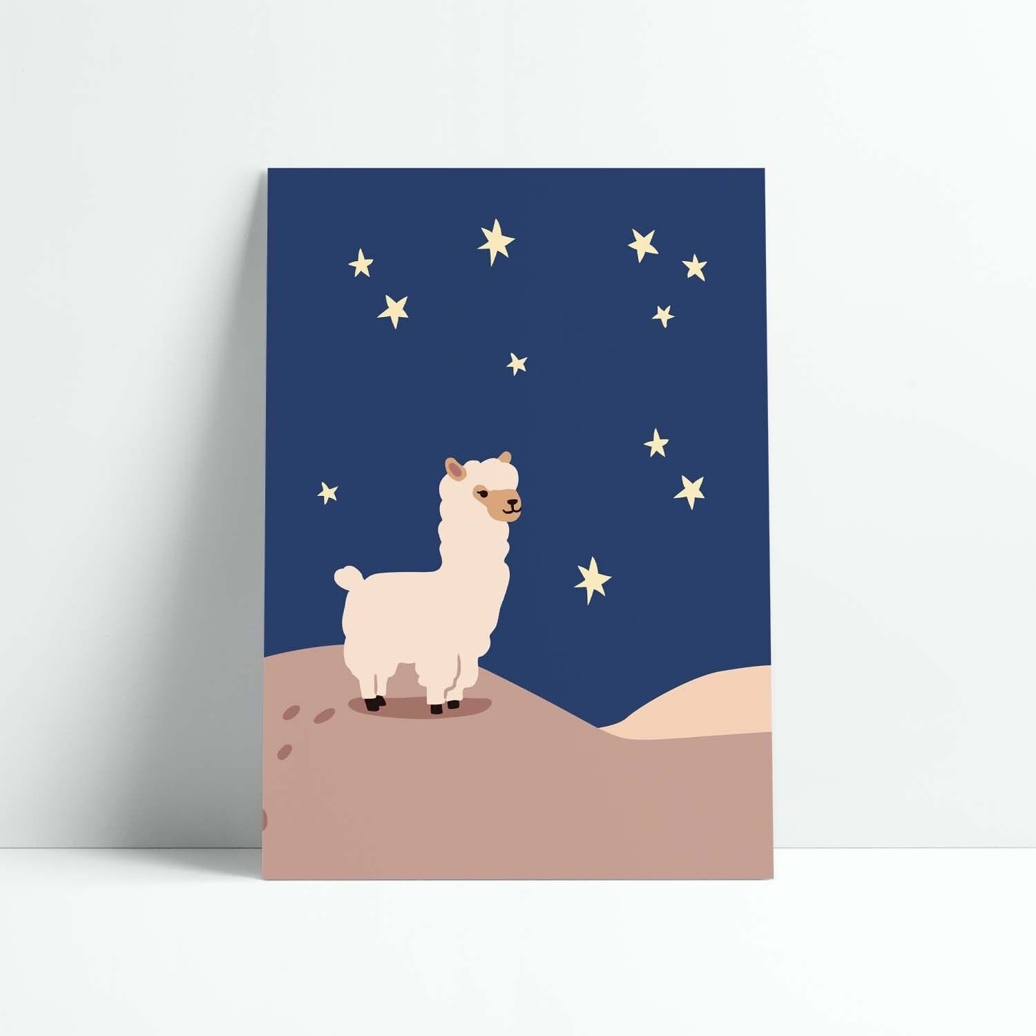 Affiche 18x25 cm L'Alpaga