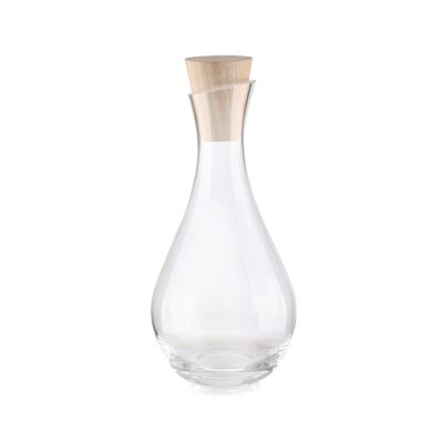 Glass Carafe with oak plug