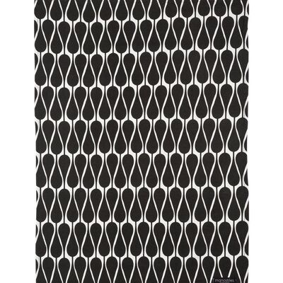 Tea towel - Black & white w. seeds