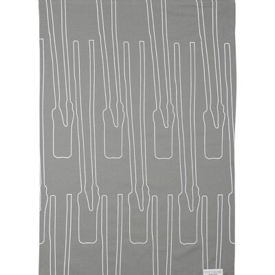 Tea towel - Gray w. fragment