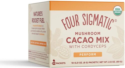 Mushroom Hot Cacao Mix mit Cordyceps Kakao 10 x 6 g