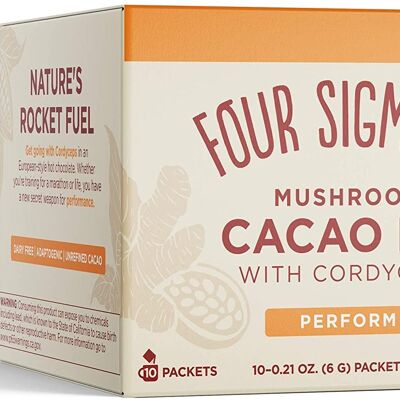 Mushroom Hot Cacao Mix with Cordyceps Cocoa 10 x 6 g