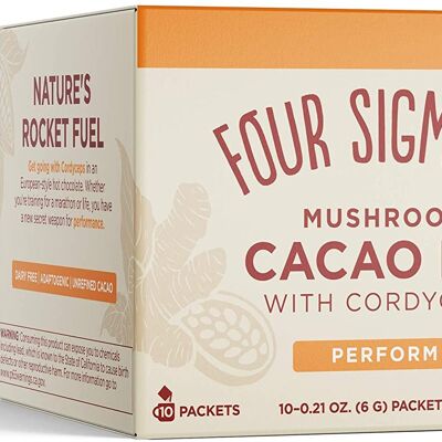 Mélange de cacao chaud aux champignons et cacao Cordyceps 10 x 6 g