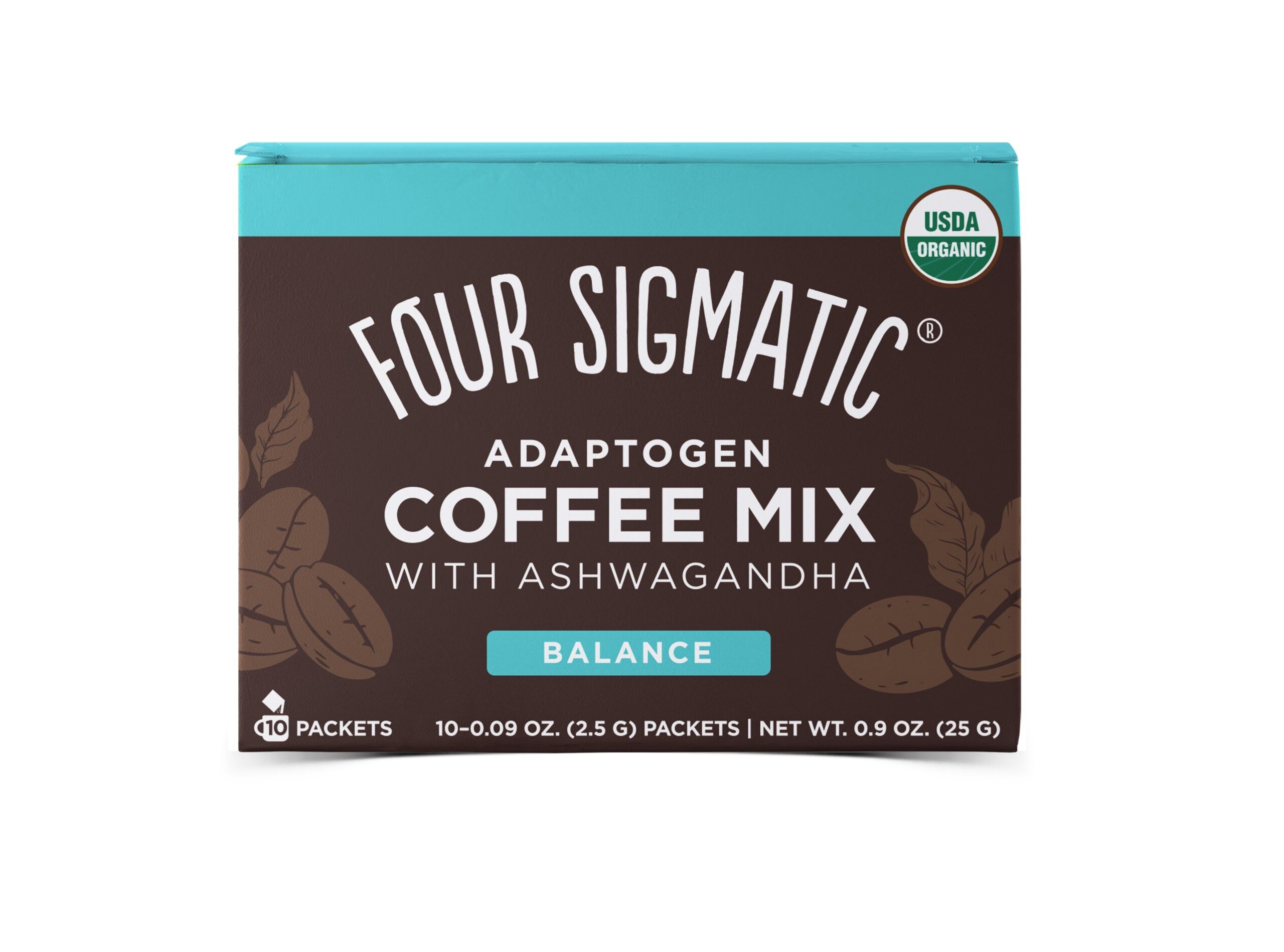 Caffè istantaneo adattogeno con Ashwagandha 10 x 2,5 g