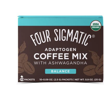 Instant Adaptogen Coffee mit Ashwagandha 10 x 2.5 g
