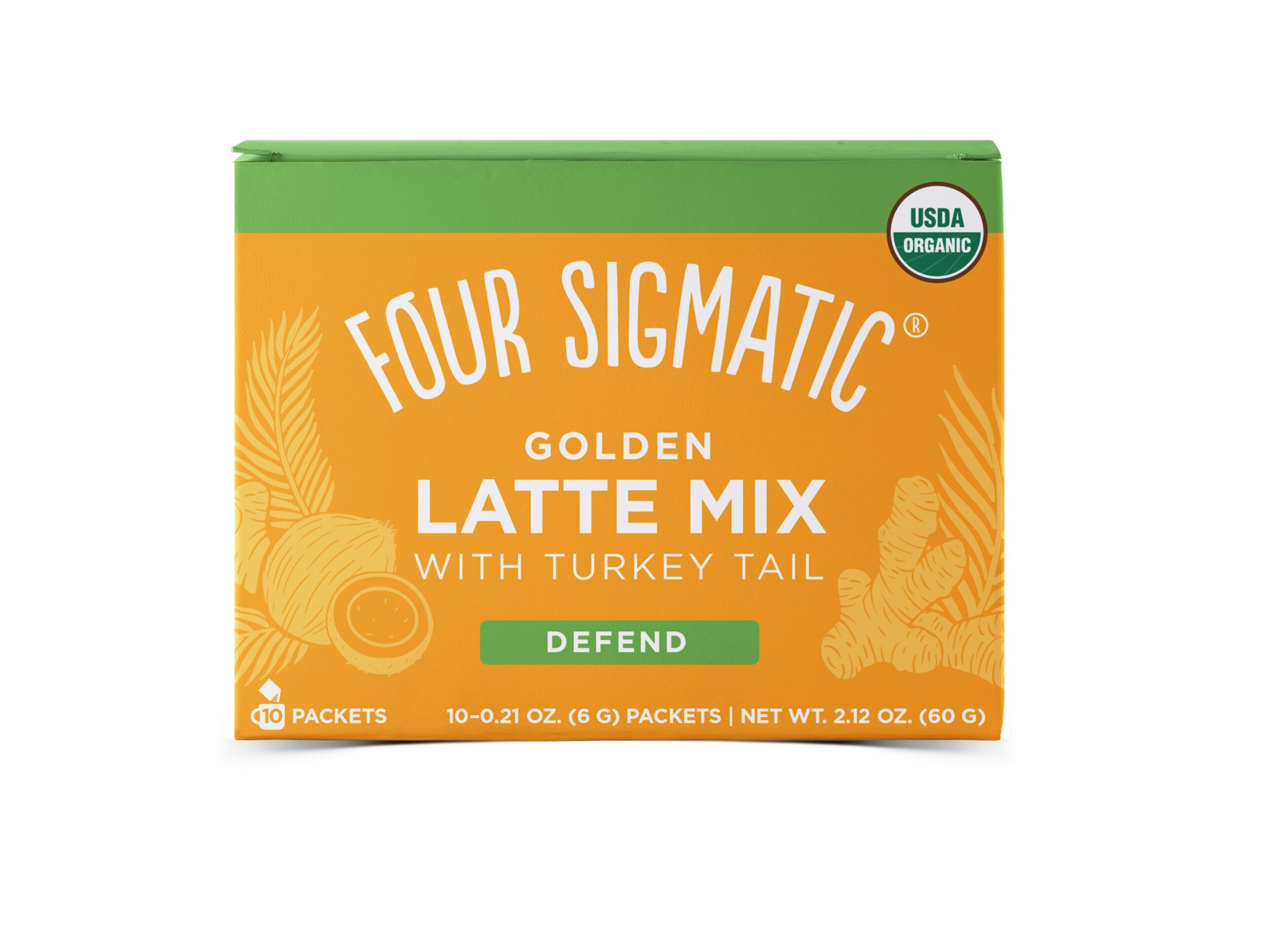 Golden Latte con Coda di Tacchino 10 x 6 g