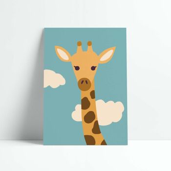 Affiche 30x40 cm La Girafe 1
