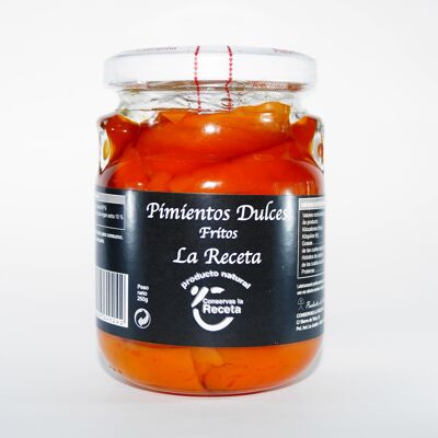 Pimientos dulces fritos en aove 250 gr