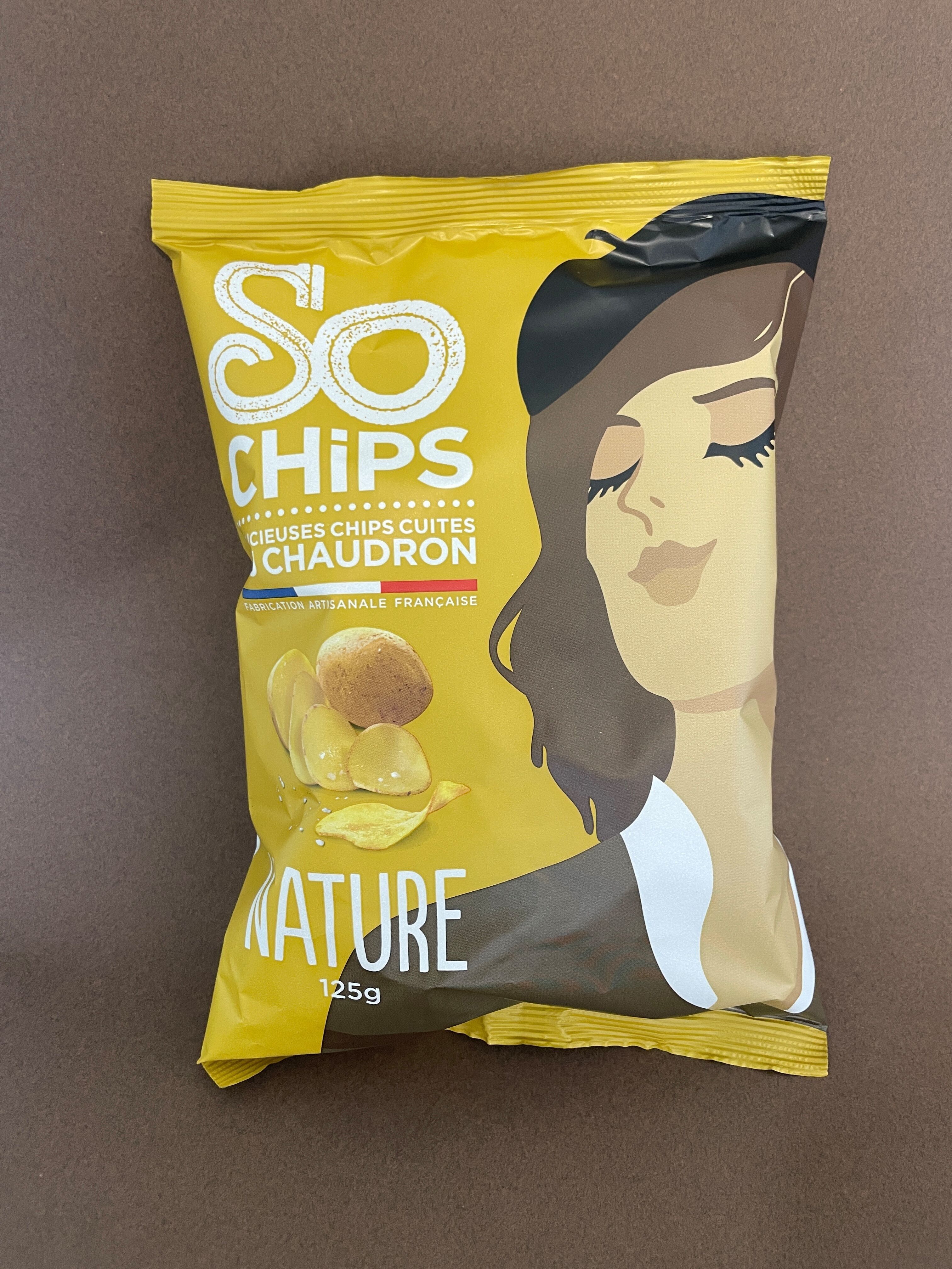 Chips Nature sel de mer 125g Artisan Label Qualité Artisan