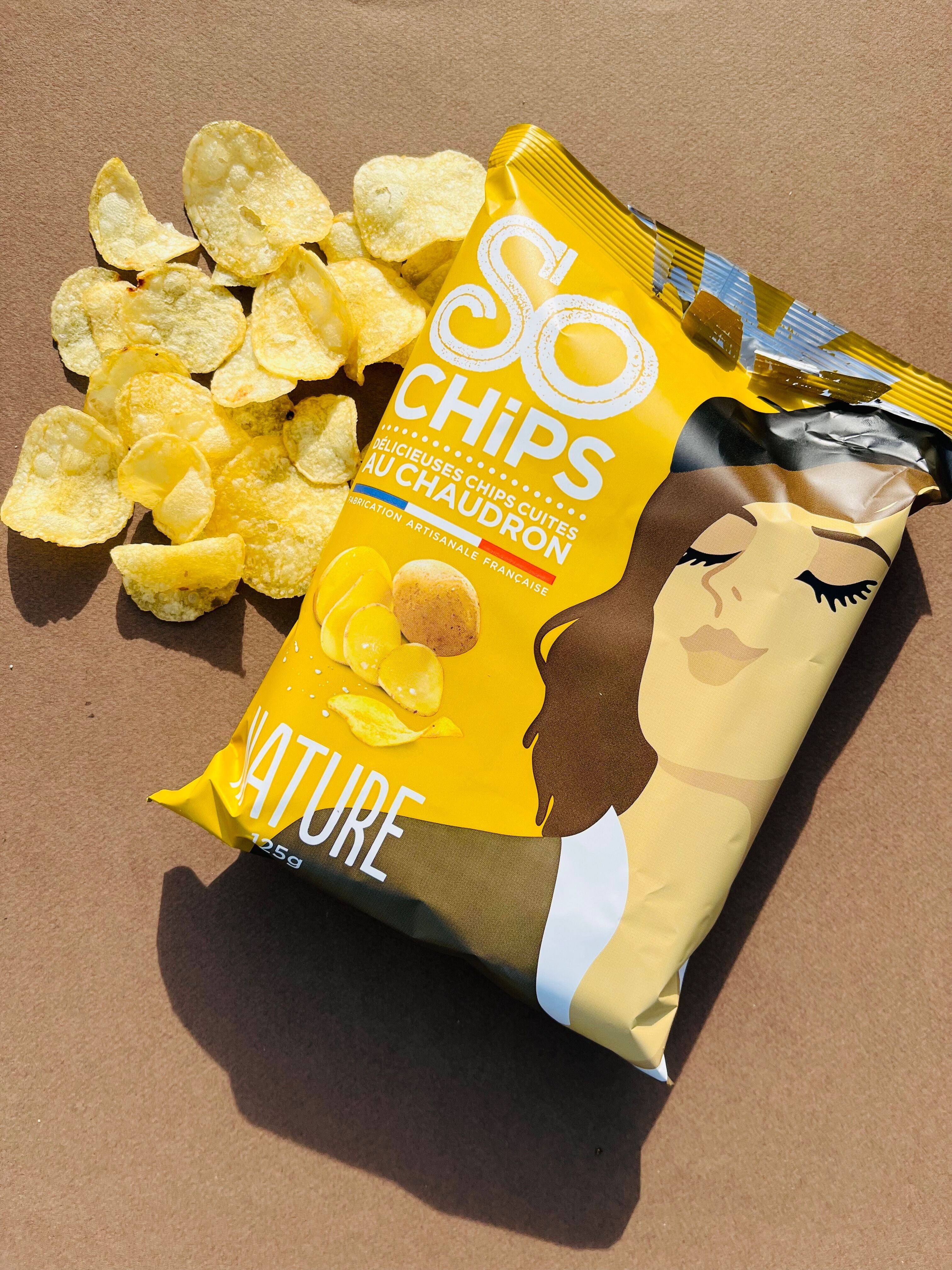 Chips Nature sel de mer 125g Artisan Label Qualité Artisan