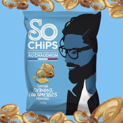 Chips Oignons caramélisés 125g Label Qualité Artisan