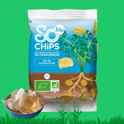 Chips BIO Sel de Noirmoutier Label Qualité Artisan