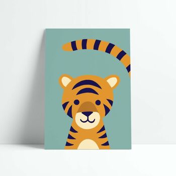 Affiche 30x40 cm Le Tigre 1