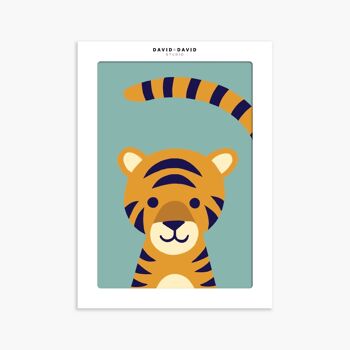 Affiche 30x40 cm Le Tigre 2