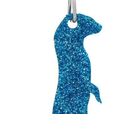 Glitter Ferret Style 2 Keyring