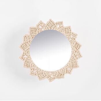 ESKIL, MIROIR COTON MACRAMÉ 1