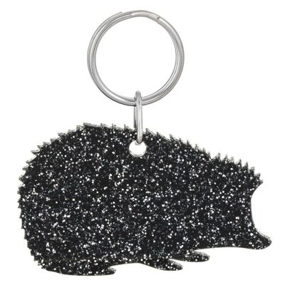 Glitter Hedgehog Keyring