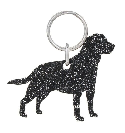 Glitter Labrador Keyring