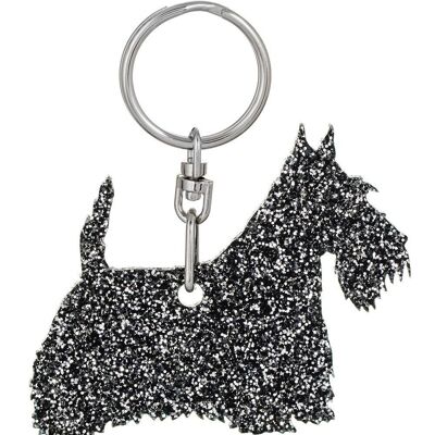 Porte-clés Glitter Scottish Terrier