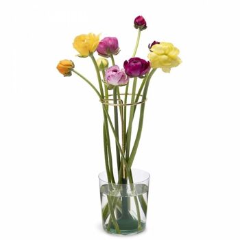 Invisivase - SUPPORT DE BOUQUET DE FLEURS - vase - recyclage - diy - printemps - fête des mères 5