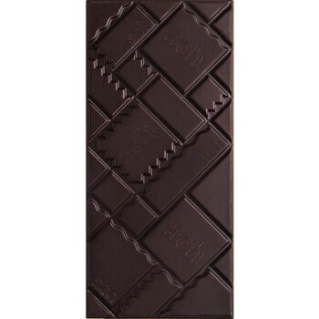 Chocolat noir doux aromatisé à la menthe biologique (62%) avec raisins secs 4