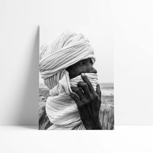 Affiche 30x40 cm Portrait du Sahara N.4