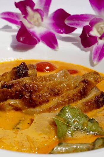 Boîte en papier au curry rouge thaï (pour 3-4 portions) avec riz 6