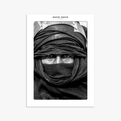 Póster 30x40 cm Retrato del Sahara N.2