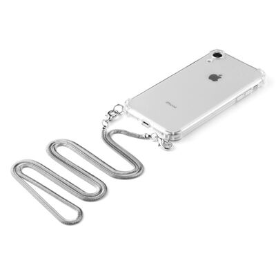 iPhone cover - Crossbody Case, iPhone X/XS (Silver)