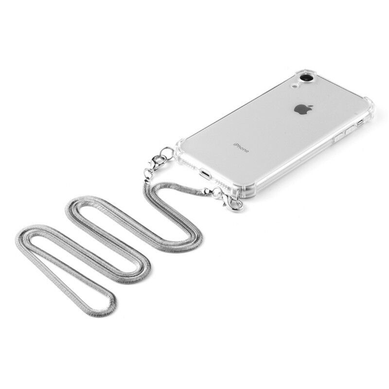 iPhone cover - Crossbody Case, iPhone XS Max (Silver)
