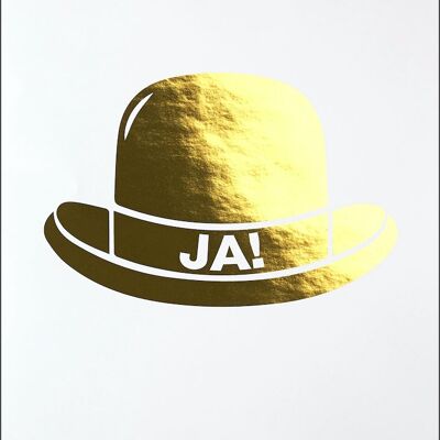 A4 Poster - JAHAT! (Gold)